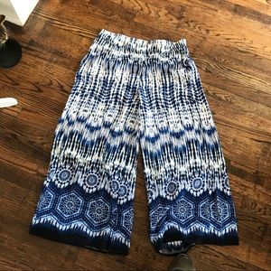 Cristina wide leg capris